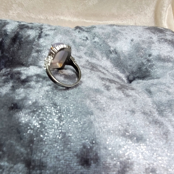 Luxury Taro Crystal Rose Ring - Picture 4 of 9